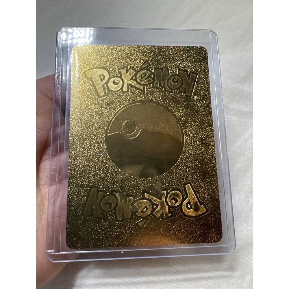Pokémon Espeon & Deoxys GX TAG TEAM Gold Metal Card SM230 Psychic Club GX 260 HP